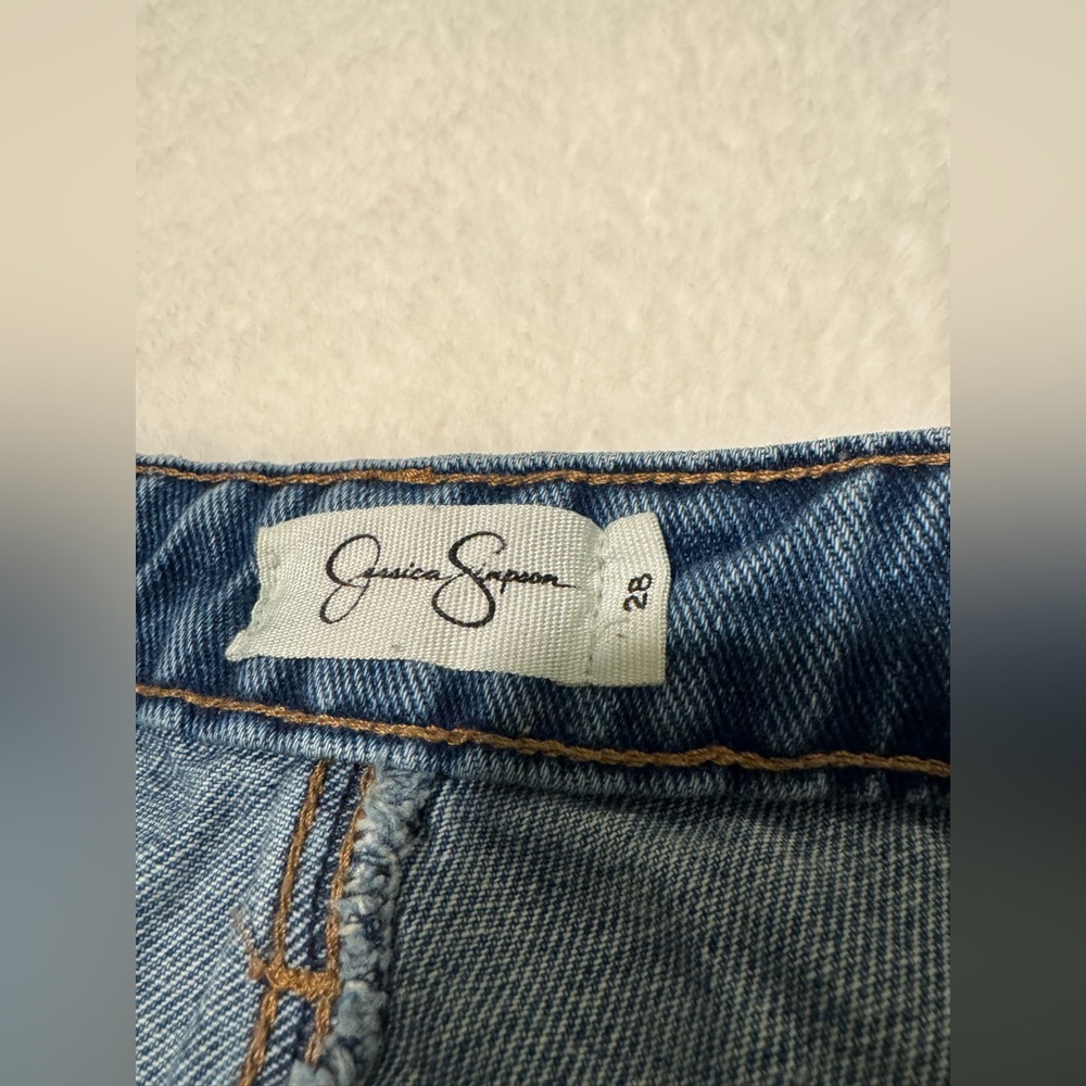 High Rise Slim Straight Jeans - Picture 4 of 5